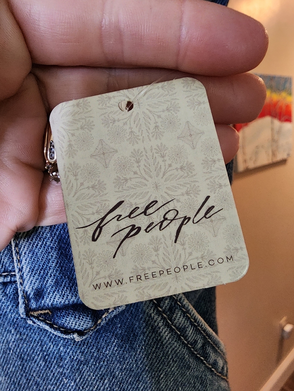 Free People Denim Button-Front Overall Dress - Light-medium Blue - Picture 4 of 7